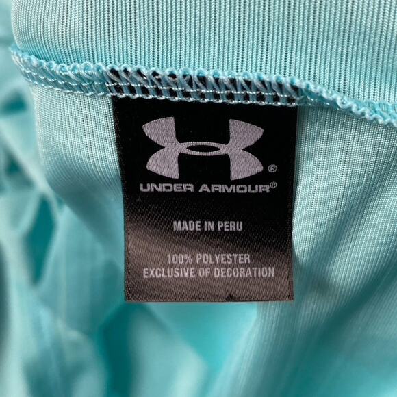 Under Armour Loose Catalyst Heatgear Golf Polo Shirt Men's 2XL Blue Causal - Picture 9 of 10